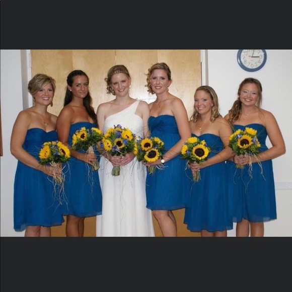 J CREW silk bridesmaid dress size US 8 - Picture 4 of 5